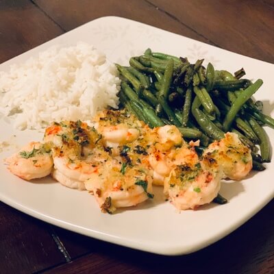Baked Shrimp Scampi — a family dinner from the 28-Day Metabolic Reset