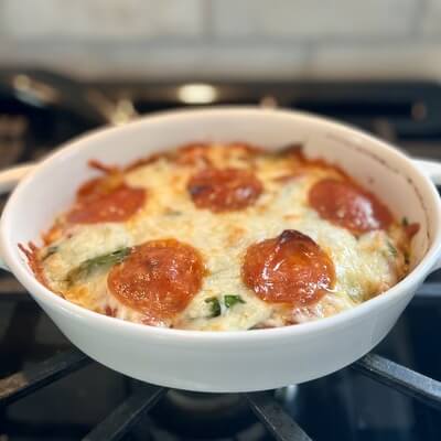 Pizza Bowl — a lunch from the 28-Day Metabolic Reset